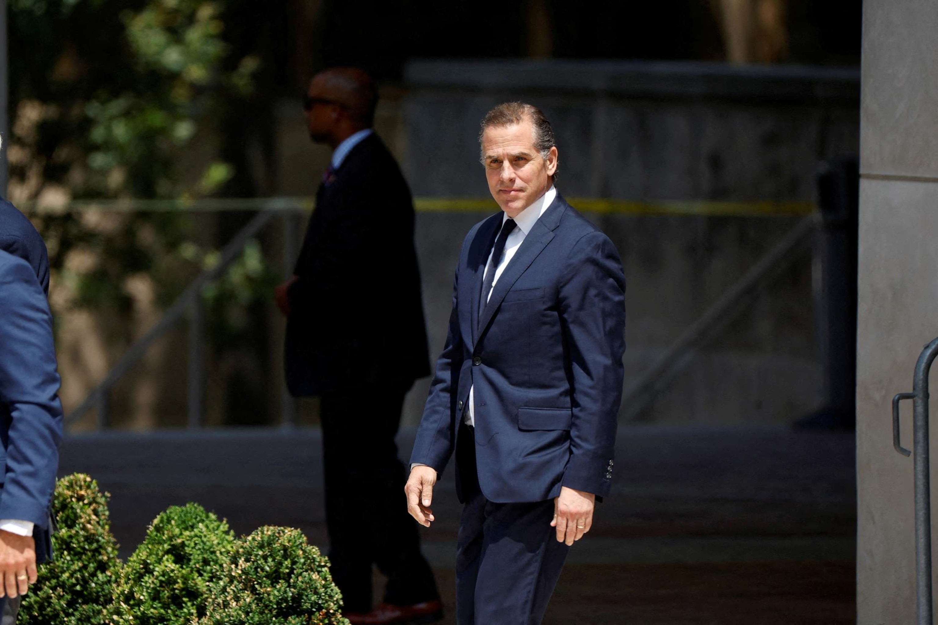 PHOTO: Hunter Biden, son of President Joe Biden, departs federal court in Wilmington, Del., July 26, 2023.