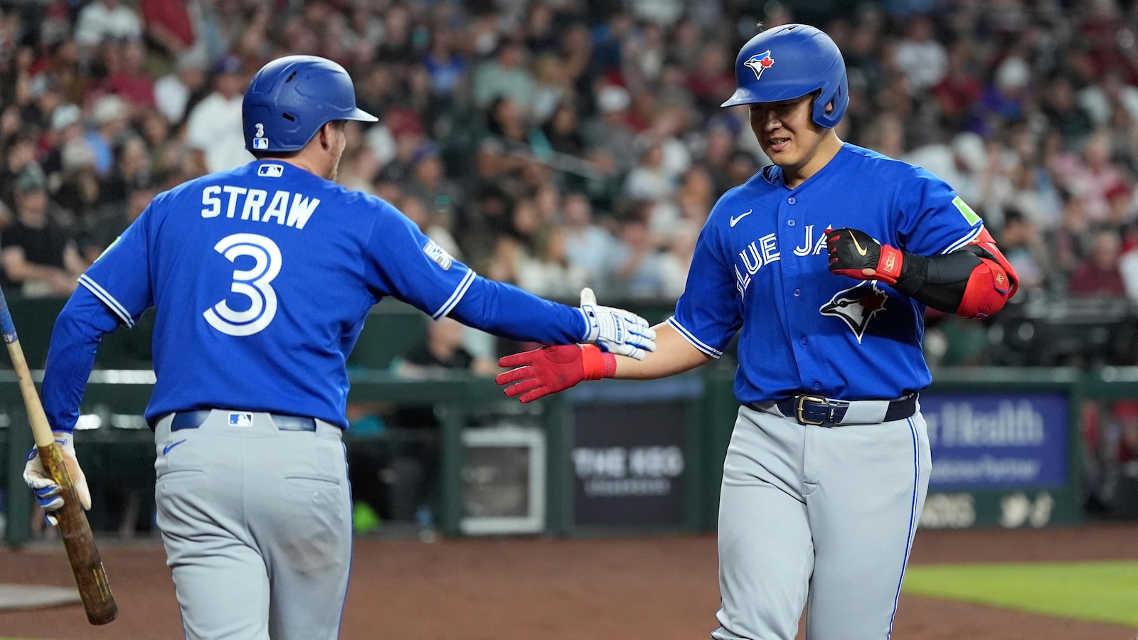 Blue Jays ride an 8-run first inning to a 10-4 win over the Diamondbacks, snapping 4-game skid