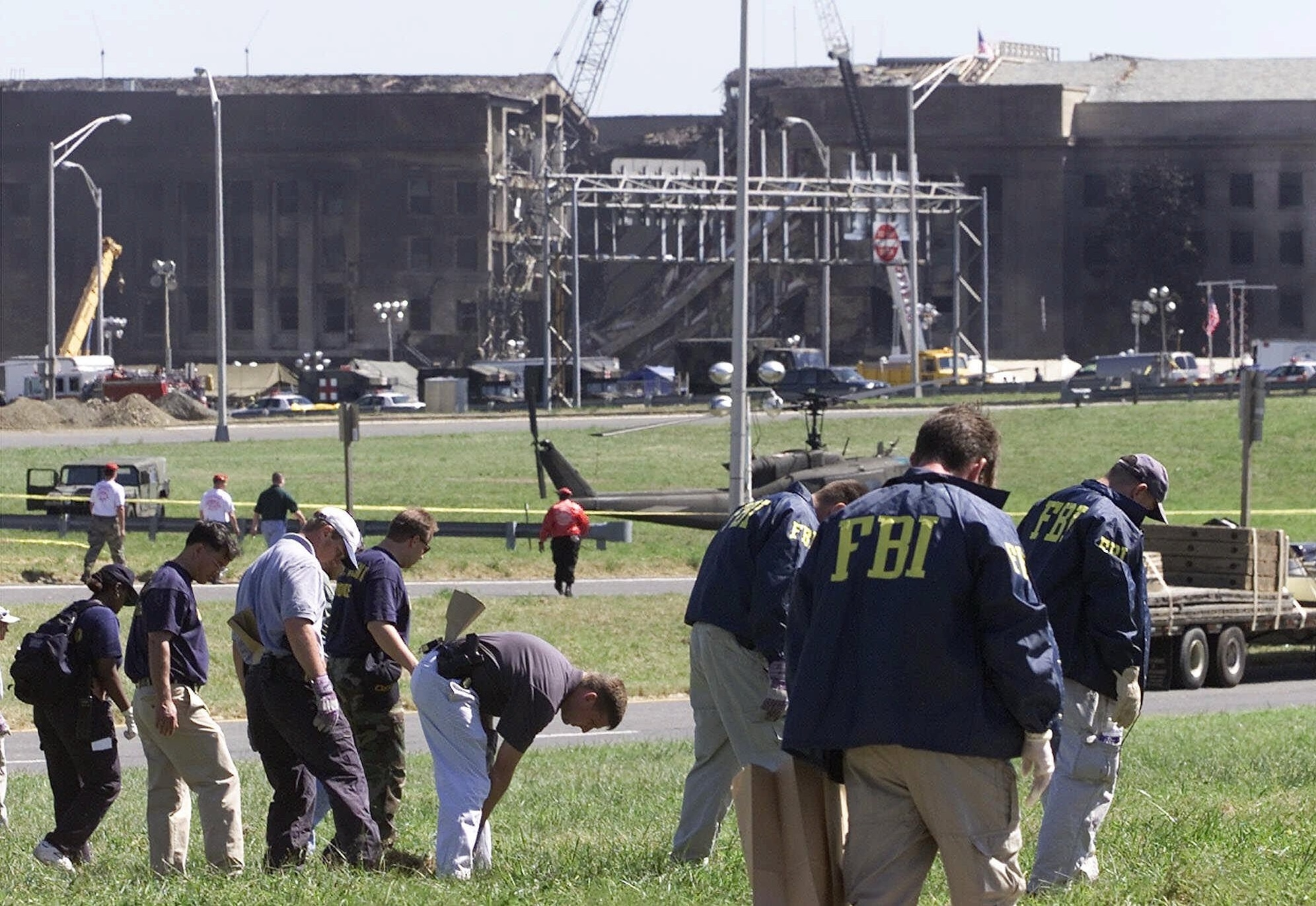 Image from article: FBI agent who responded to Pentagon wreckage on 911 now faces health fight