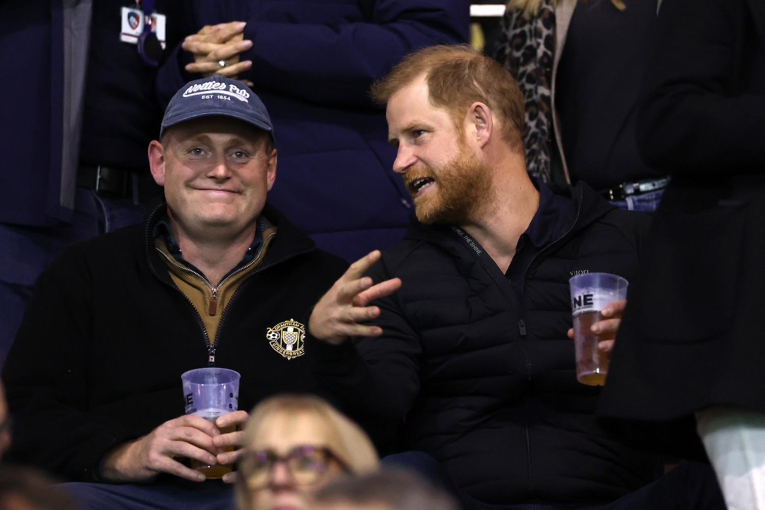 Prince Harry attends rugby match with cousin in England - ABC News