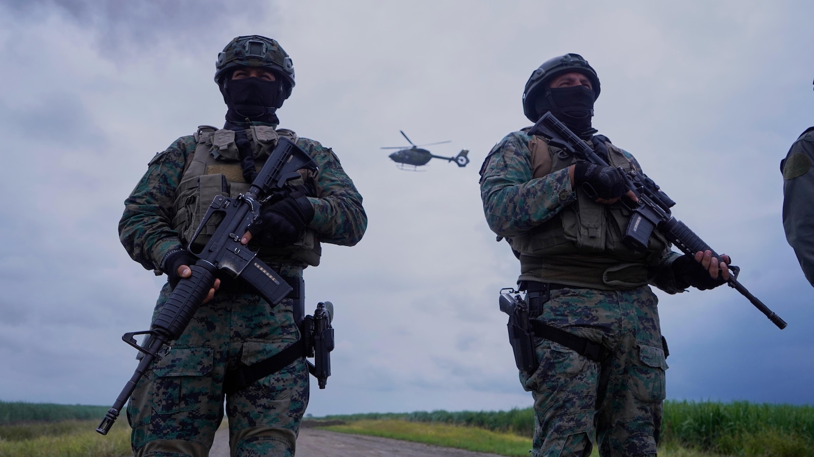 Ecuador's president rejects allegations that his government is bombing targets inside Colombia