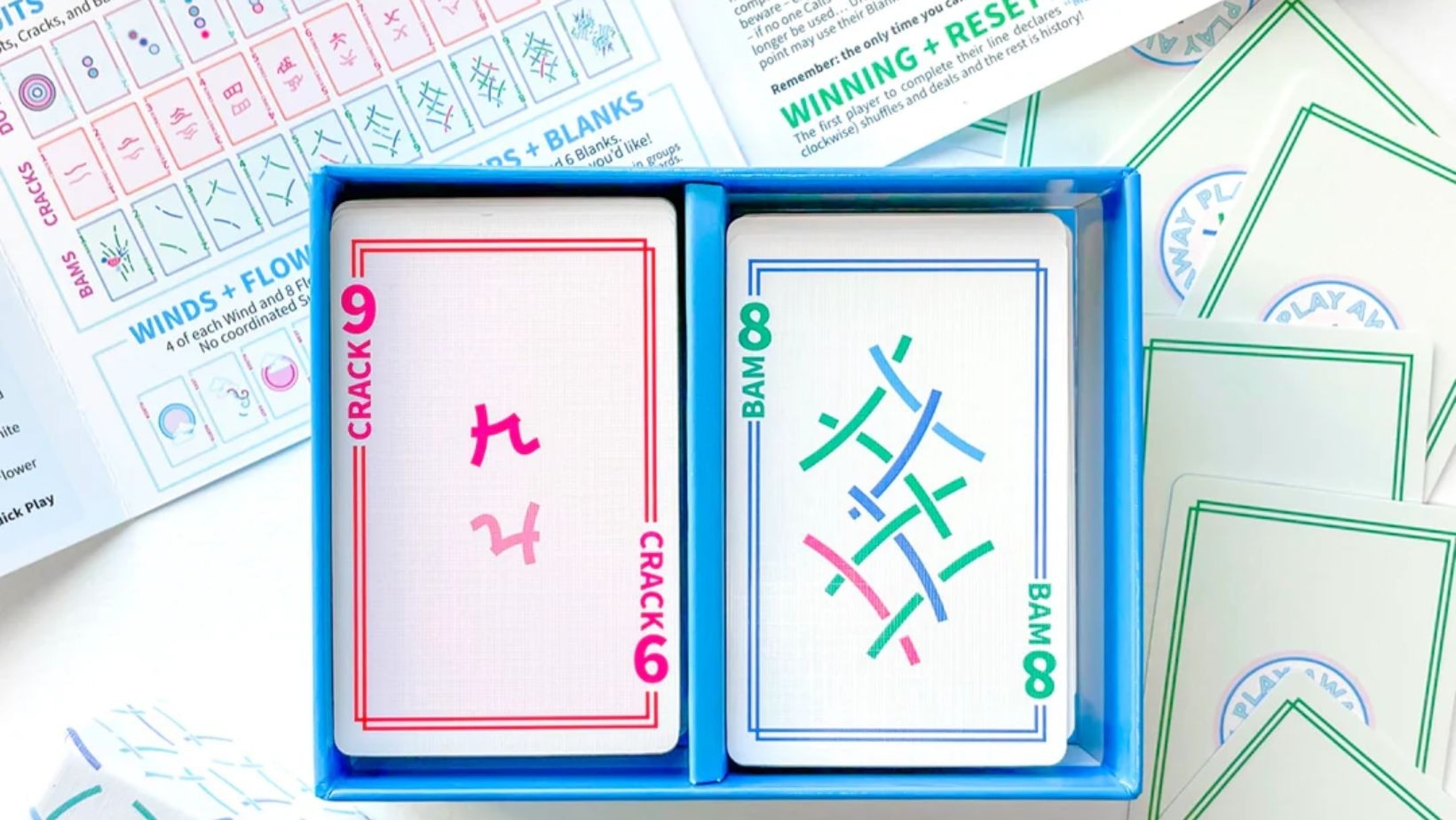 Play Away Mahjong Cards: Mahjong Cards