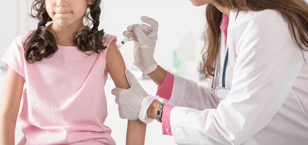 PHOTO: A child receives a vaccine in an undated stock photo. 