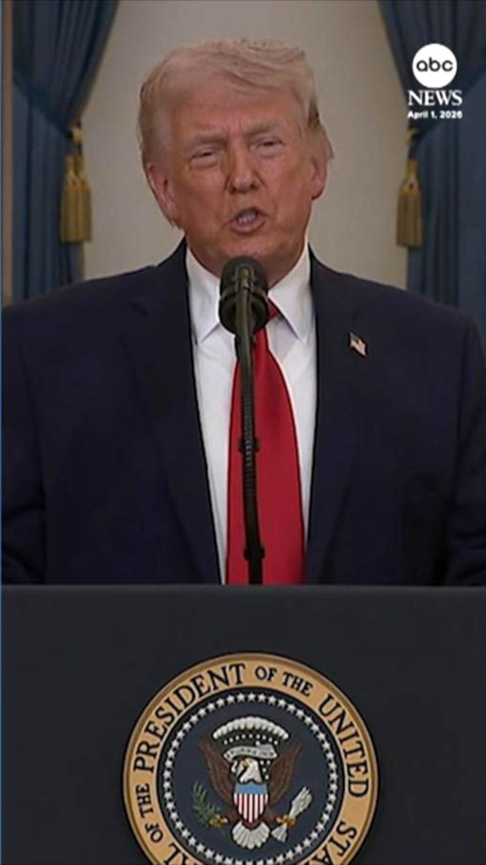 Video President Trump touts success against Iran in primetime address