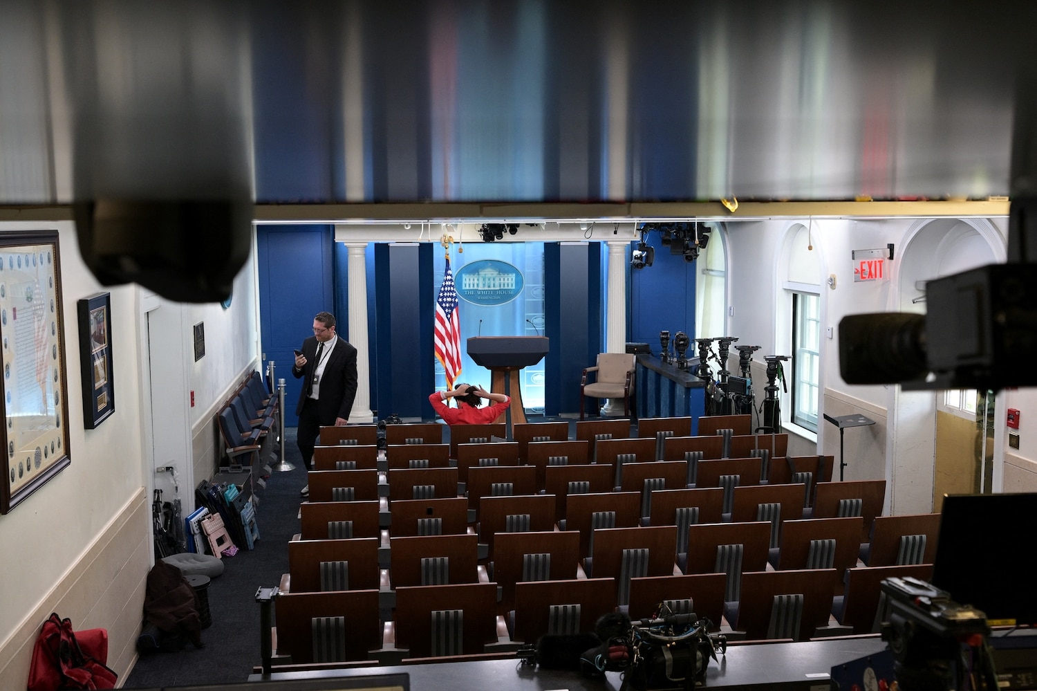 Trump bans three news outlets