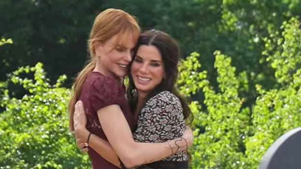 Nicole Kidman und Sandra Bullock treffen sich am Set von „Practical Magic ...