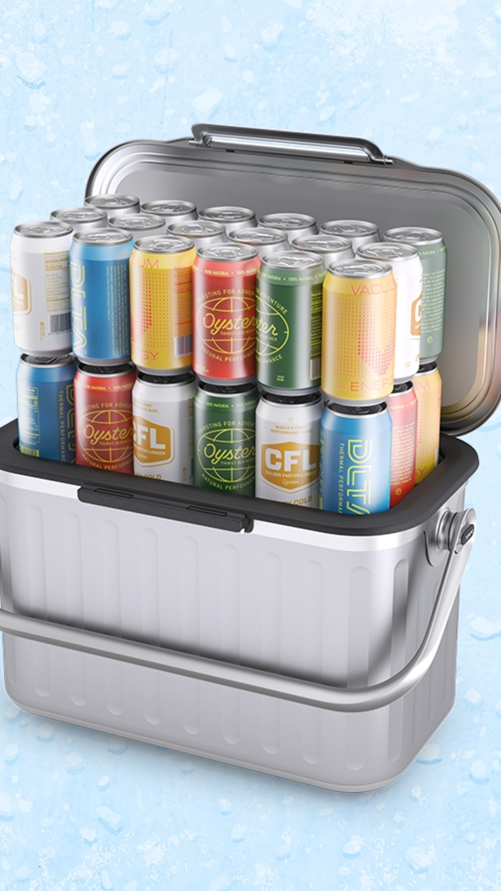 How this aluminum cooler works with just 2 ice packs - ABC News