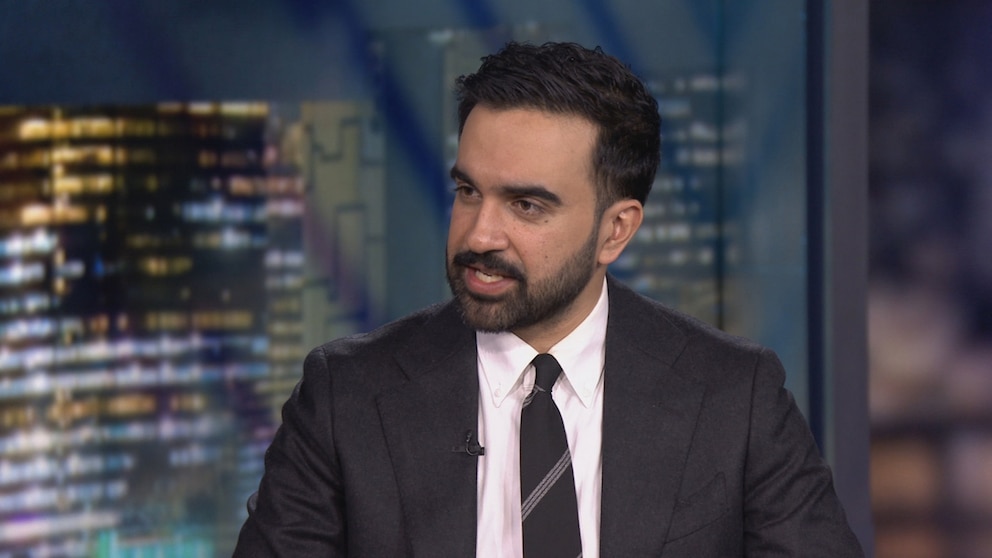 PHOTO: Zohran Mamdani, the Democratic candidate for New York City mayor, speaks with Linsey Davis of ABC News, Oct. 27, 2025.