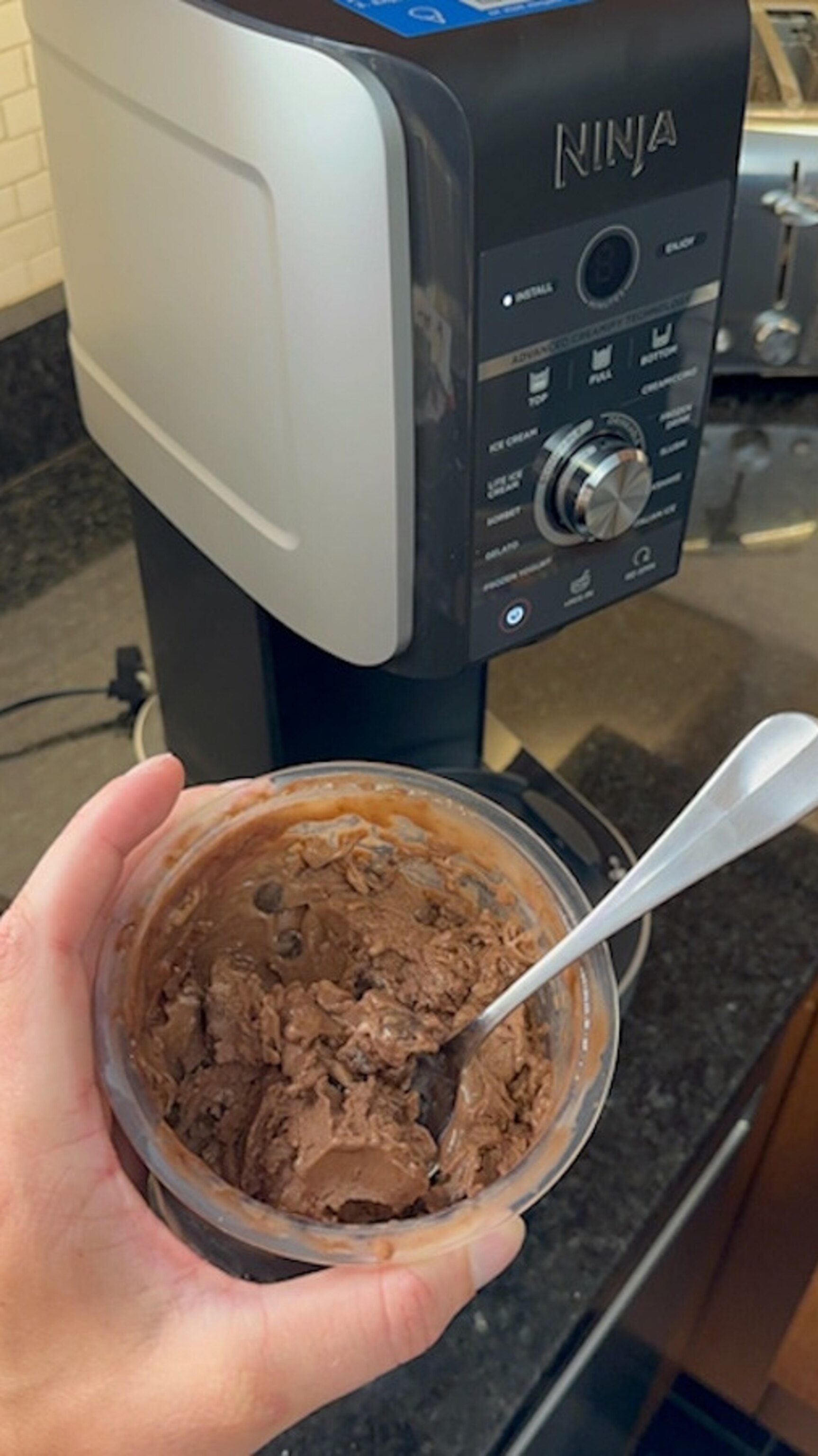 I tried making chocolate protein ice cream with this popular