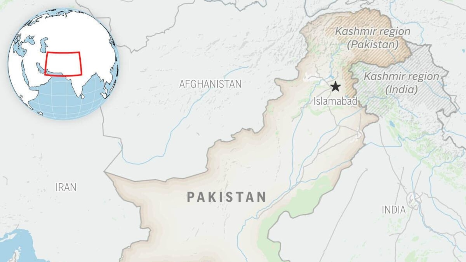 Suspected militants kill 5 officers in ambushes on police vehicles in northwest Pakistan