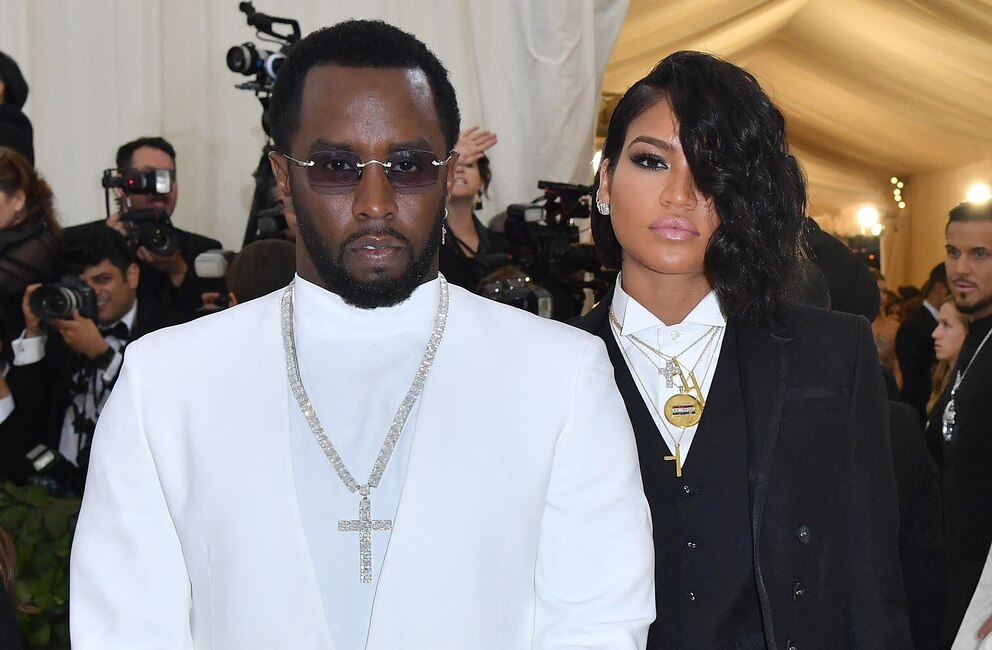 PHOTO: Sean "Diddy" Combs and Cassie Ventura arrive for the 2018 Met Gala on May 7, 2018, 