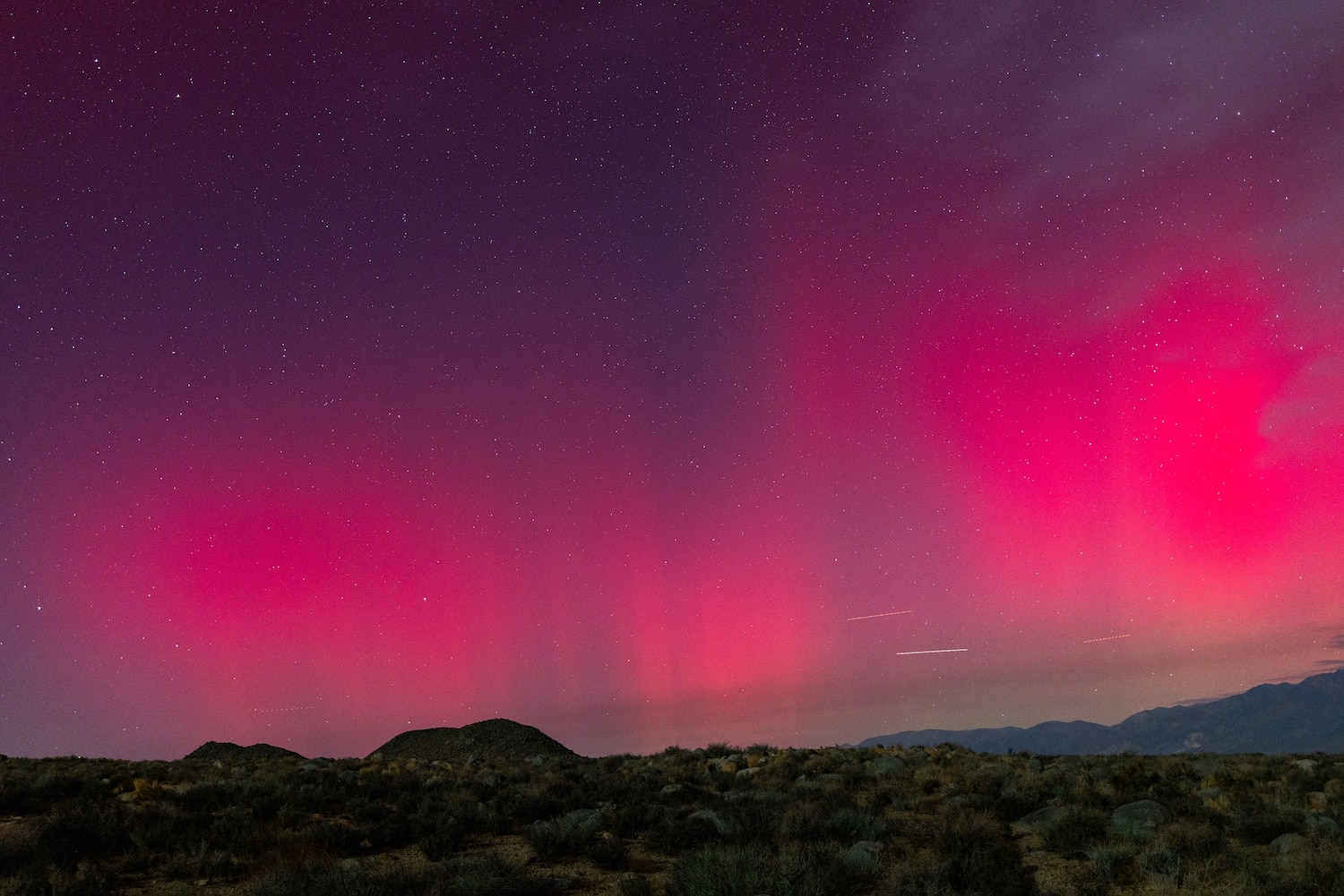 Northern lights may be visible in 18 US states tonight - ABC News, image size:1500x1001
