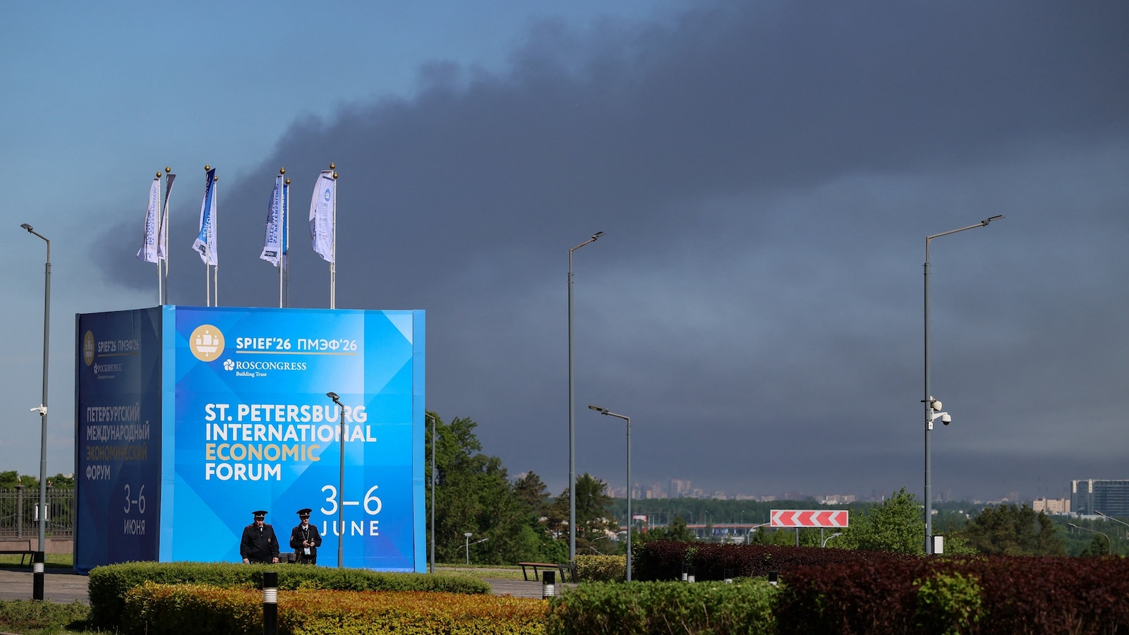 Ukrainian drones hit St. Petersburg as key Putin economic forum opens