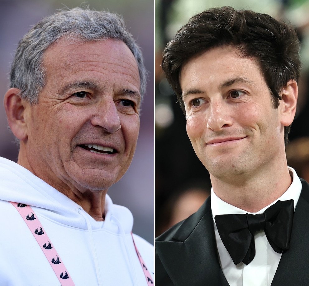 PHOTO: Walt Disney Company CEO Bob Iger in LosAngeles, May 2, 2026 and Josh Kushner in New York, May 4, 2026.