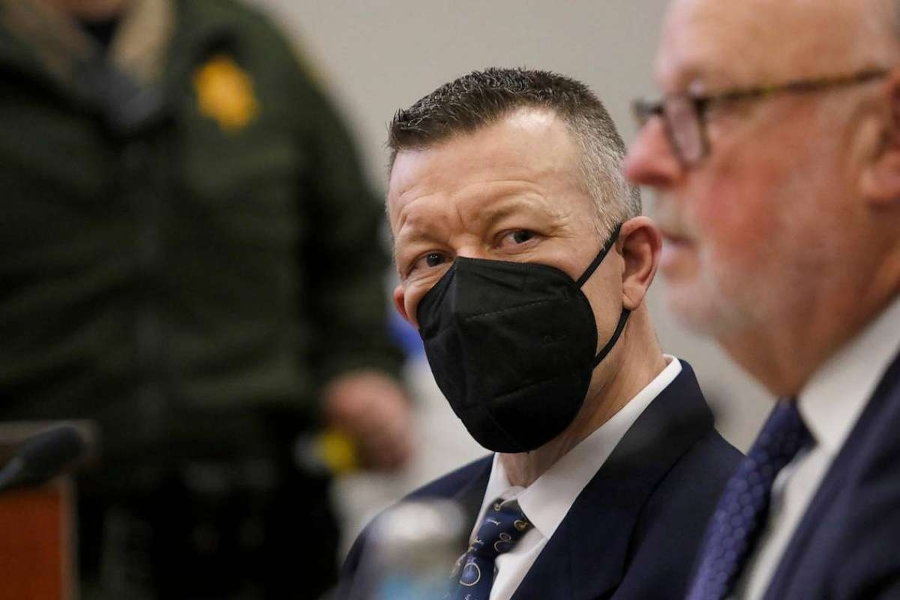 PHOTO: Paul Flores appears with defense attorney Robert Sanger in Monterey County Superior Court in Salinas, California, on March 10, 2023. He was sentenced to 25 years to life in prison for murdering Cal Poly student Kristin Smart.