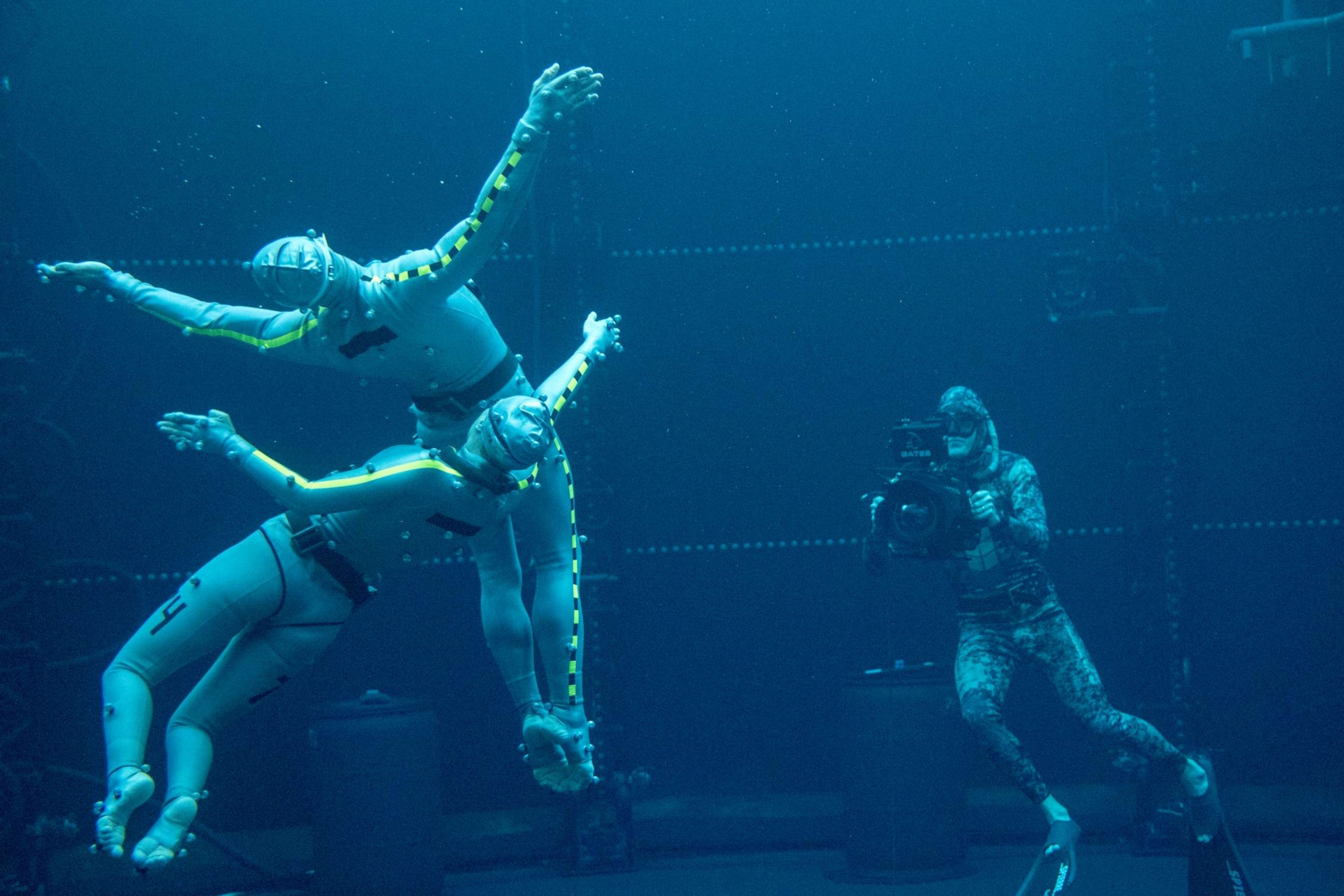 PHOTO: James Cameron filmed most of "Avatar: The Way of Water" with the cast underwater.