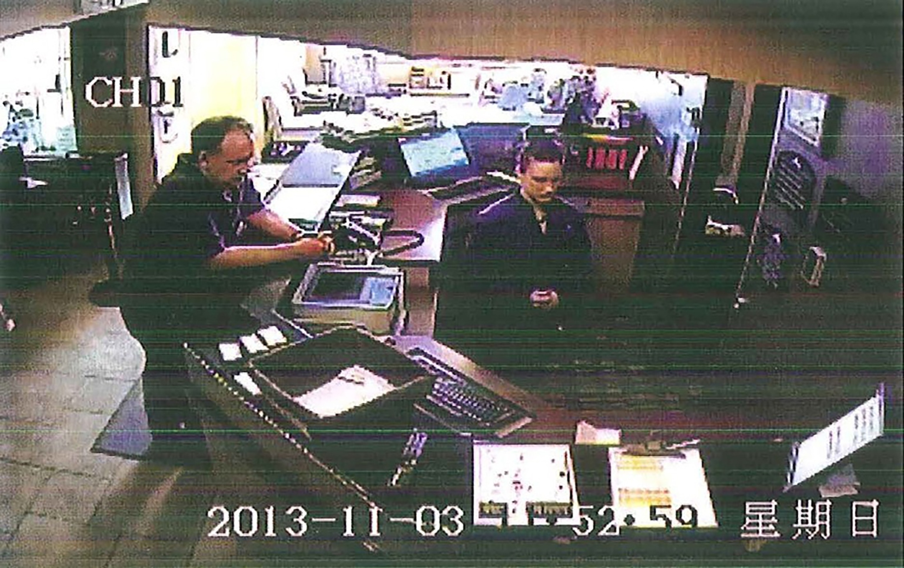 PHOTO: Investigators found surveillance video showing a man whom a front desk agent said had checked out alone after arriving with a woman whose body was later found in a suitcase.