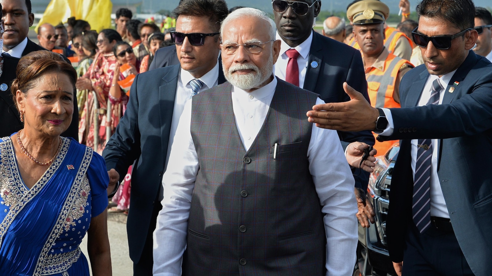 India's leader promises trade and investment in a visit to Trinidad and Tobago