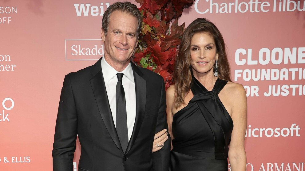 Cindy Crawford and Rande Gerber celebrate their 25th wedding