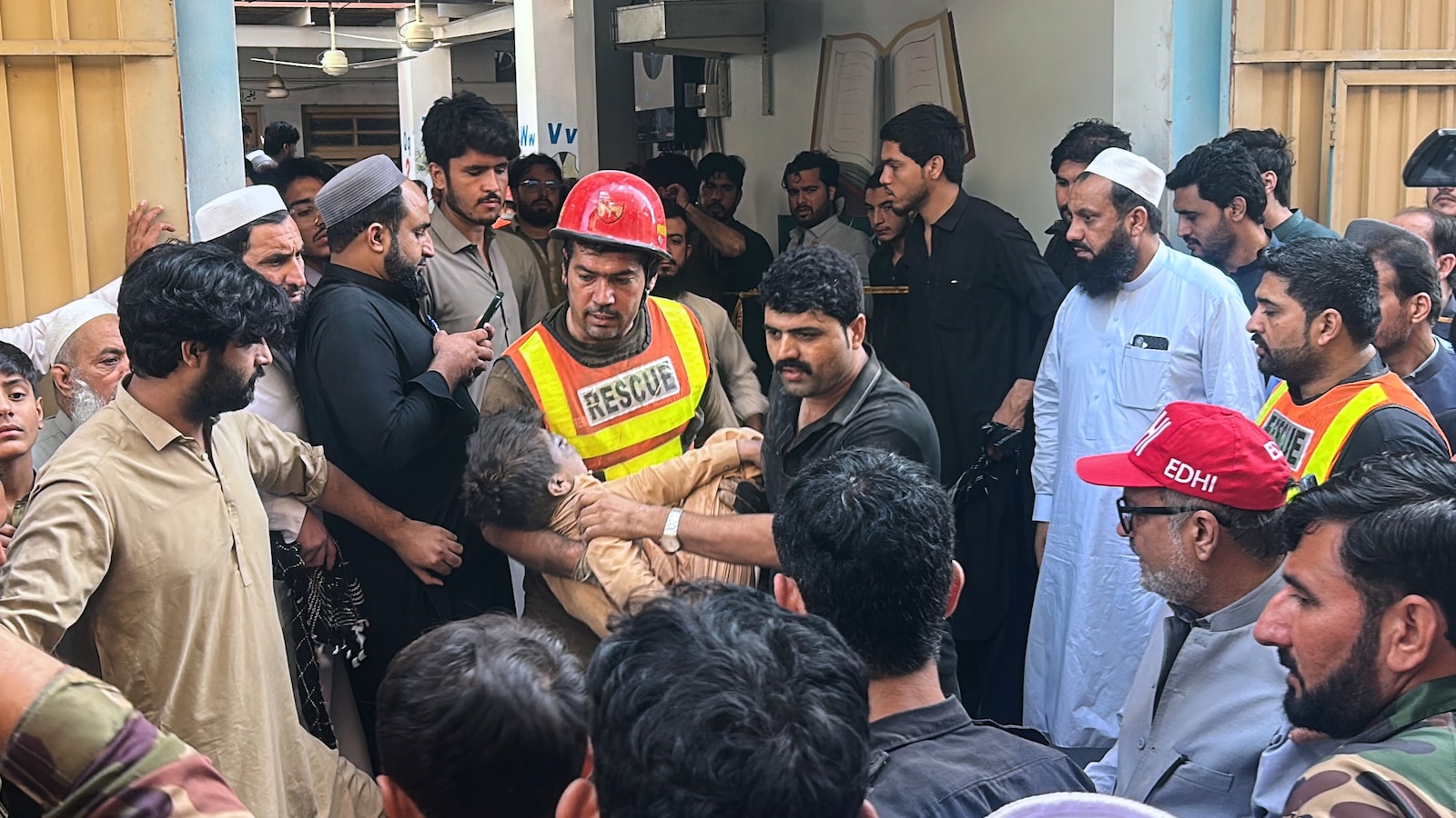School roof collapse kills at least 28 people in Pakistan