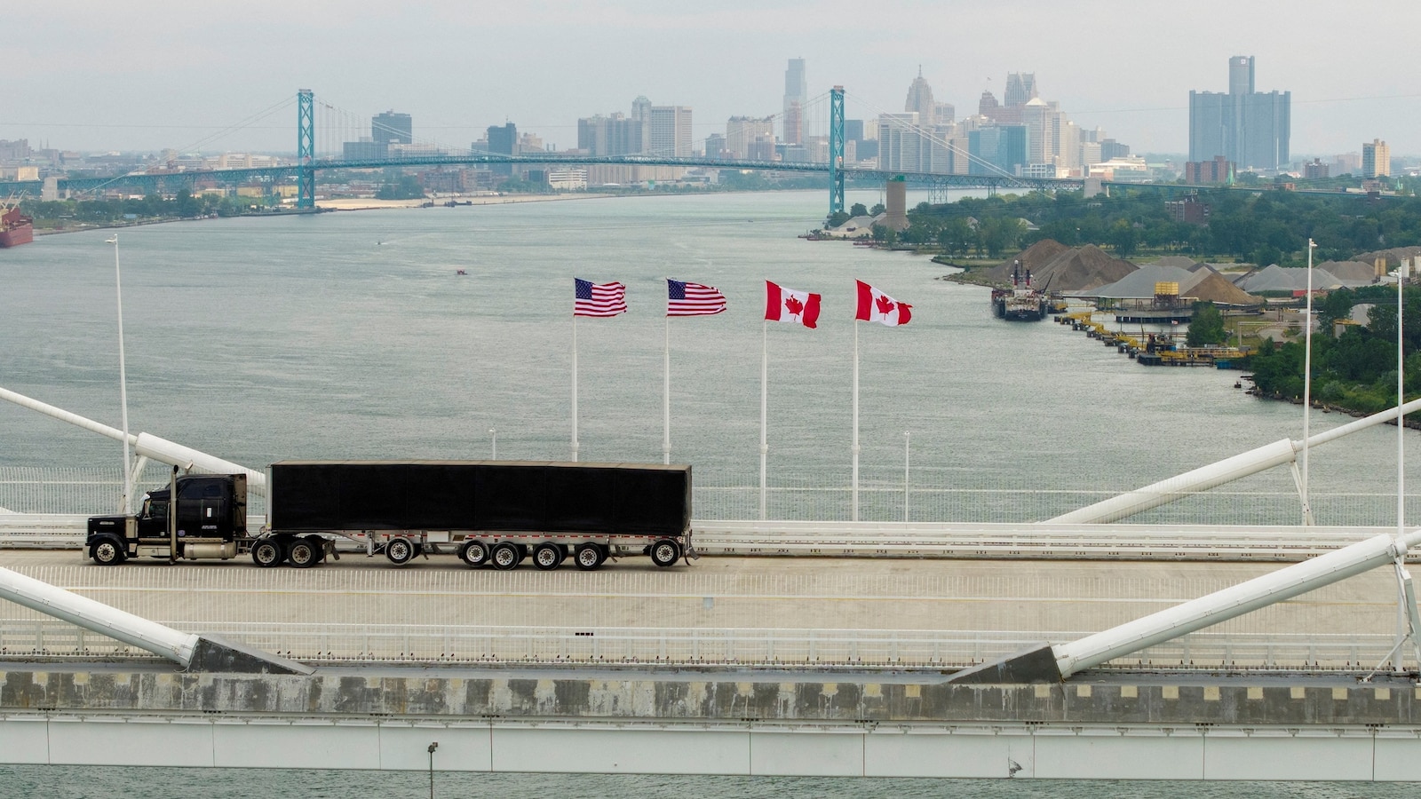A United States ban of hundreds of millions of dollars worth of Canadian products took effect on Tuesday, escalating a trade war between the longtime allies and pinching imports from one of the top U.S. trade partners.