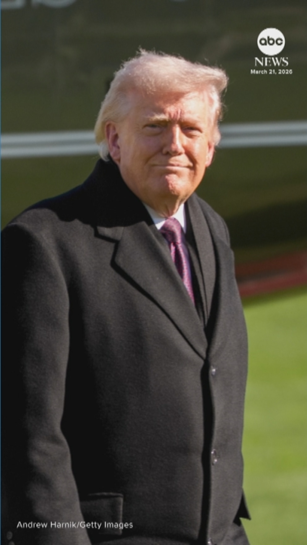 Video US getting close to meeting objectives in Iran, Trump says