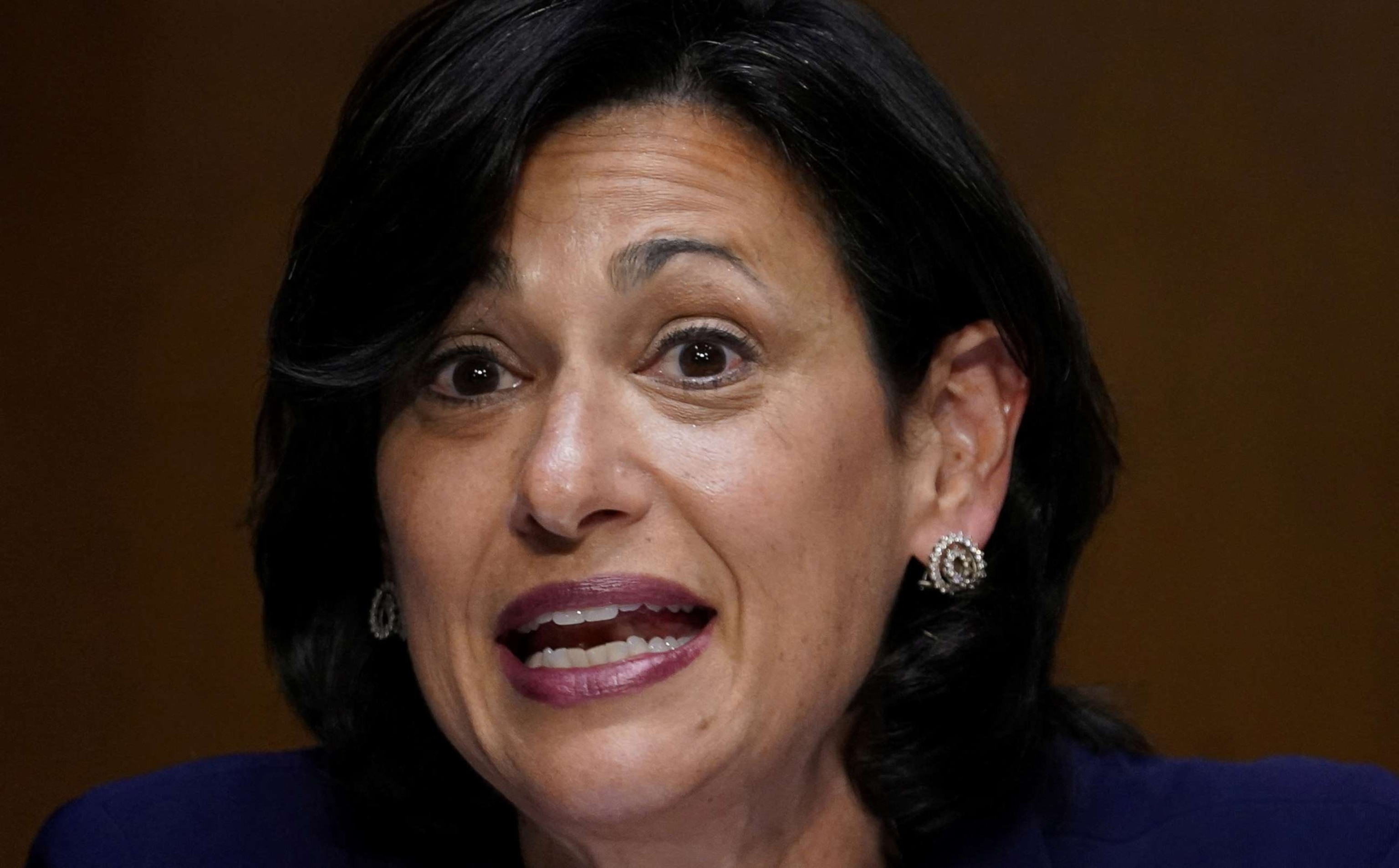 PHOTO: CDC Director Rochelle Walensky testifies before a Senate Health, Education, Labor, and Pensions hearing to examine an update to the ongoing Federal response to COVID-19, at the U.S. Capitol in Washington, June 16, 2022.