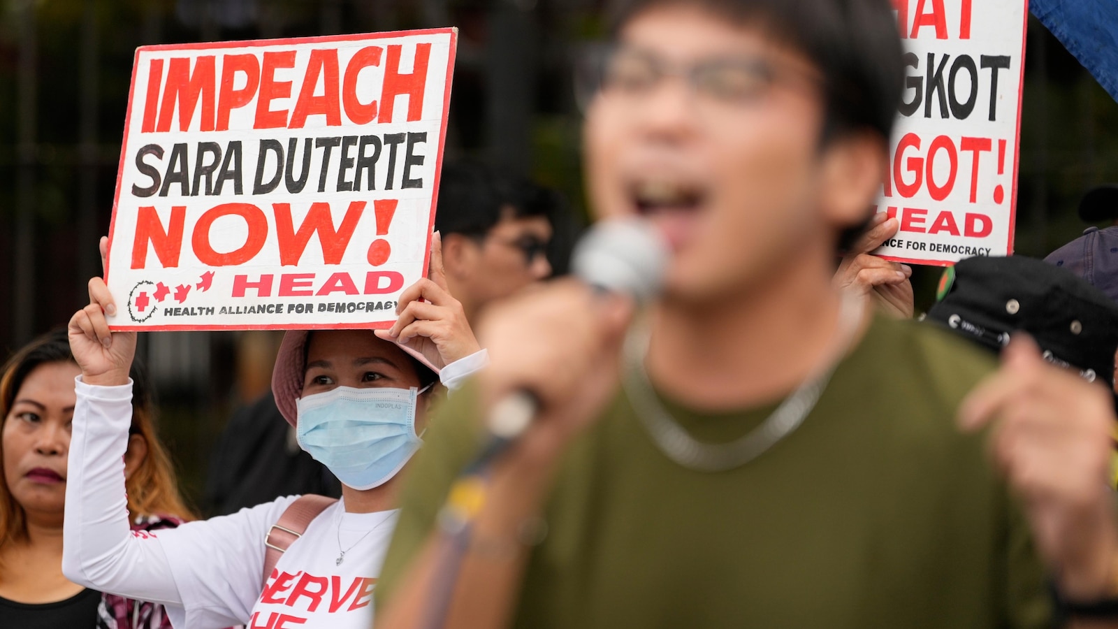 Philippine congressional committee rules there's evidence to impeach vice president