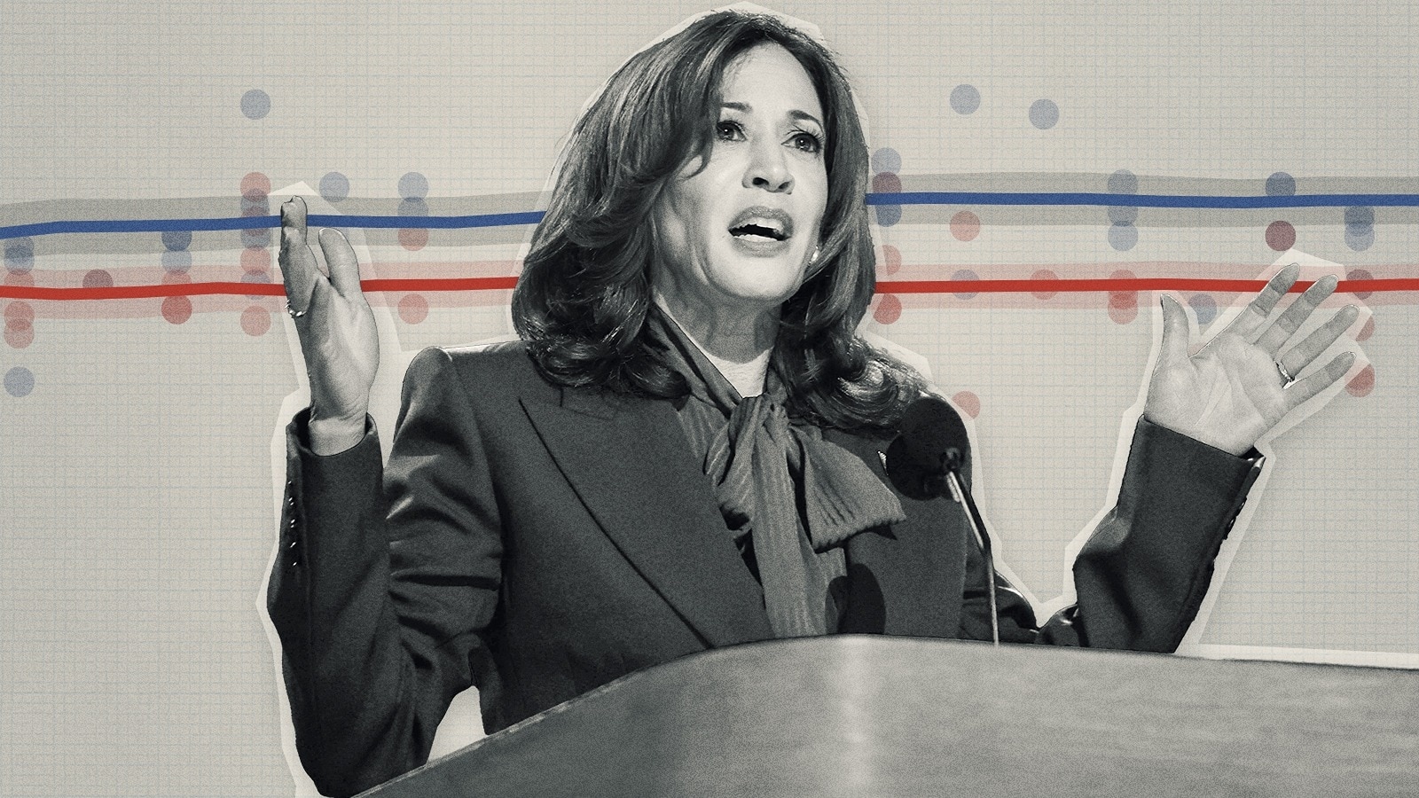 Harris got a polling bounce before her convention, not after - ABC News