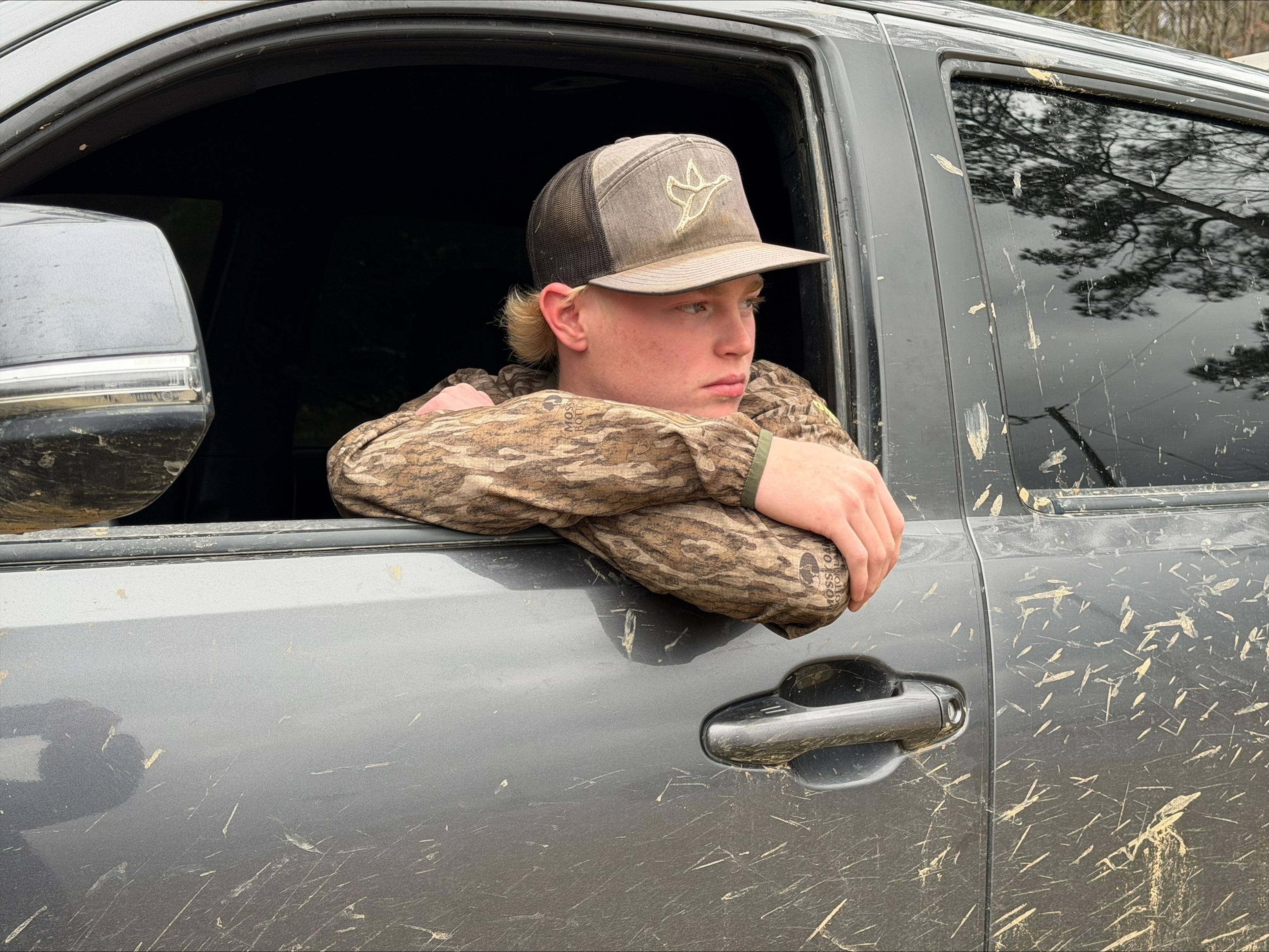 PHOTO: Braeden Fields, Austin Tucker Martin's cousin, speaks to reporters on Feb. 22, 2026, in Cameron, North Carolina.