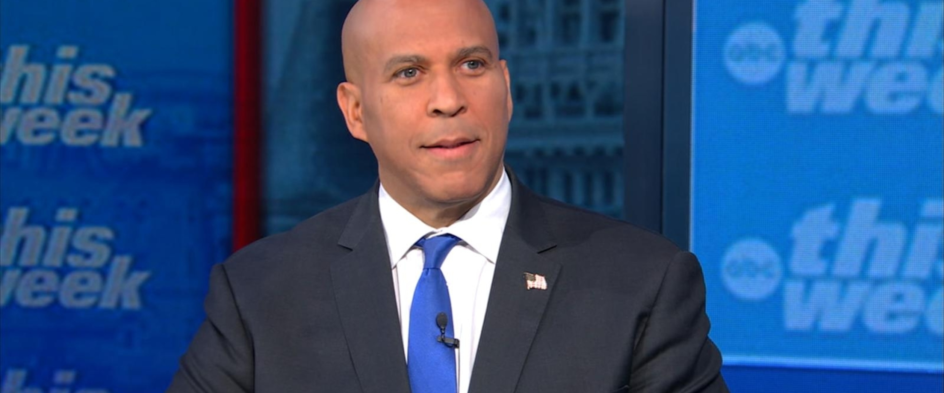 Booker says shutdown standoff is a 'tsunami of Donald Trump's creation' - ABC News