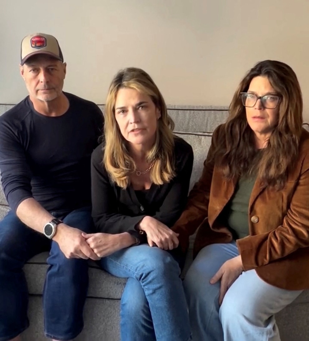 PHOTO: U.S. journalist and television host Savannah Guthrie speaks in a video message, addressing that they are willing to pay for the release of their elderly mother Nancy Guthrie