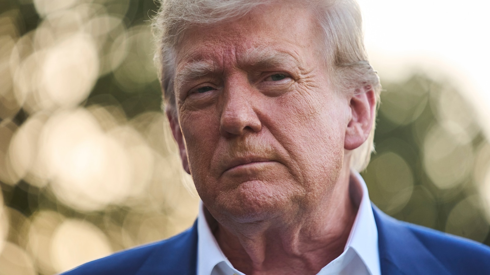 Trump stößt einen Kraftausdruck aus, als er Israel und den Iran wegen des ...