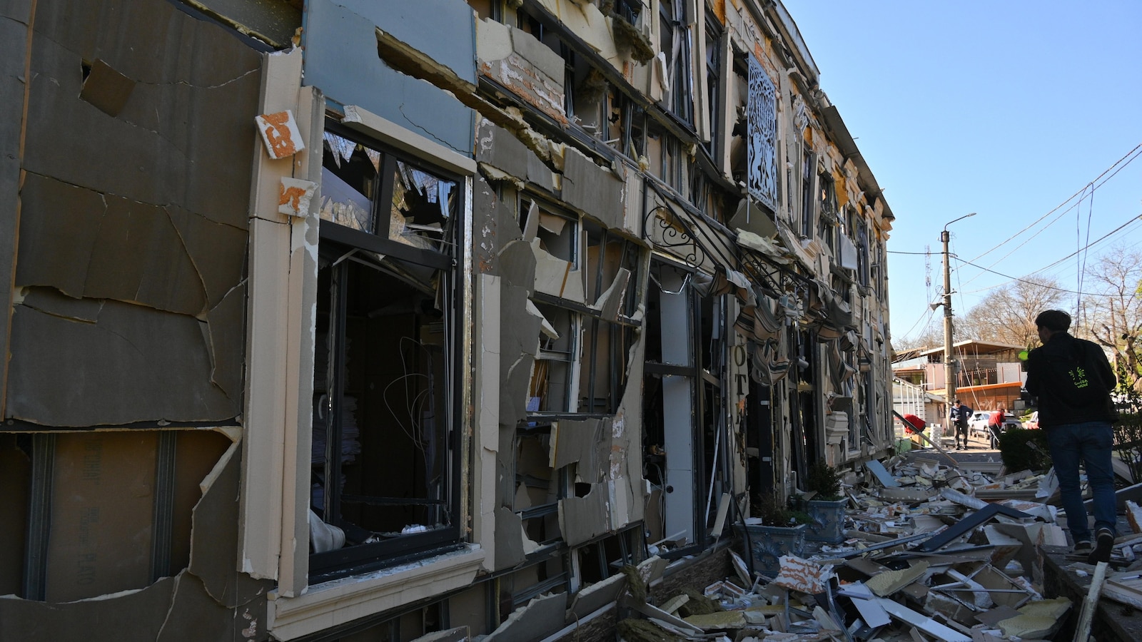 A predawn Russian drone strike hits Ukraine's Odesa, wounding 14; 2 killed in Russian-held Kherson