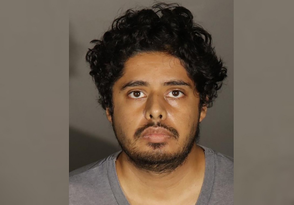 PHOTO: Burbank police
caption: Sergio Fraire has been arrested and booked for murder and attempted murder in Burbank, California, according to police.