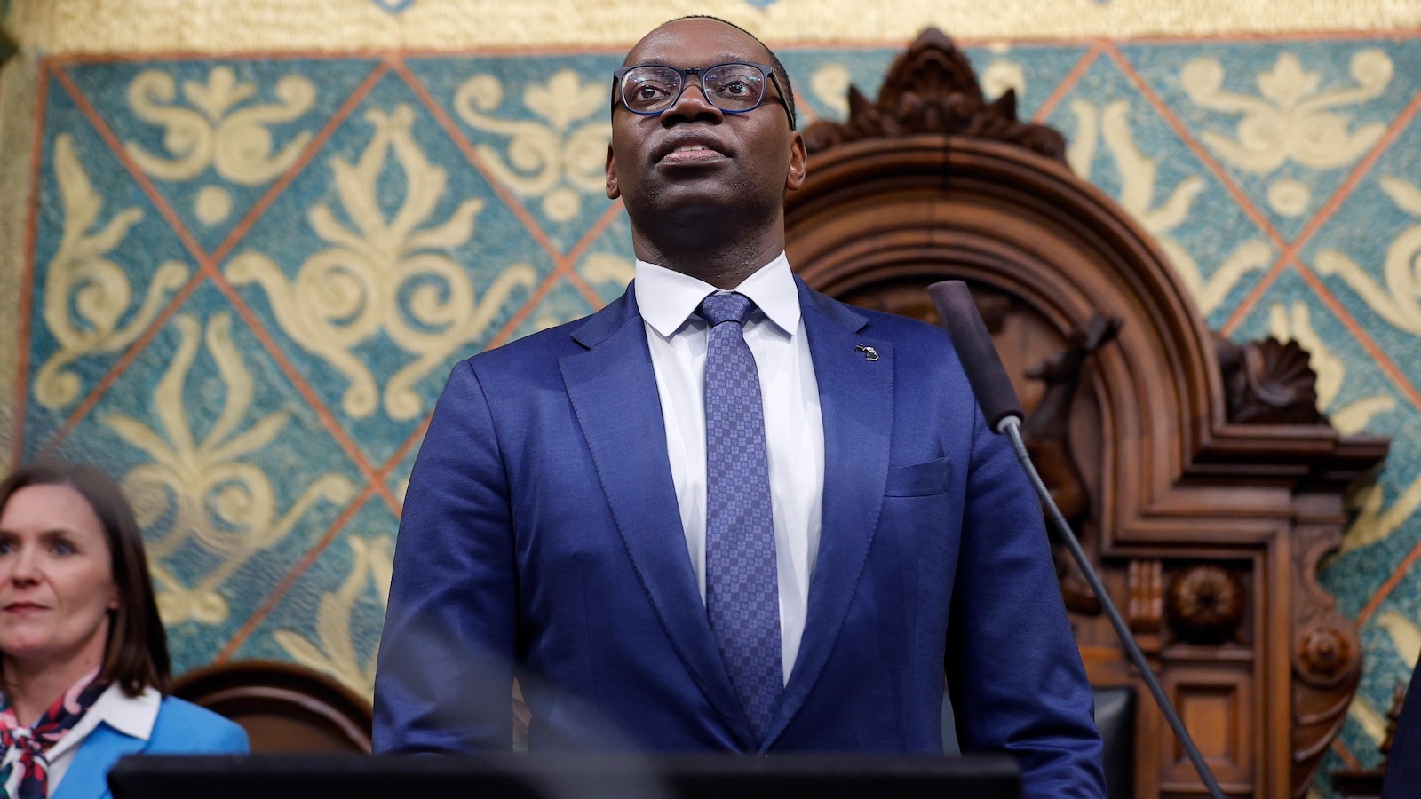 Michigan's lieutenant governor drops gubernatorial bid and launches campaign for secretary of state