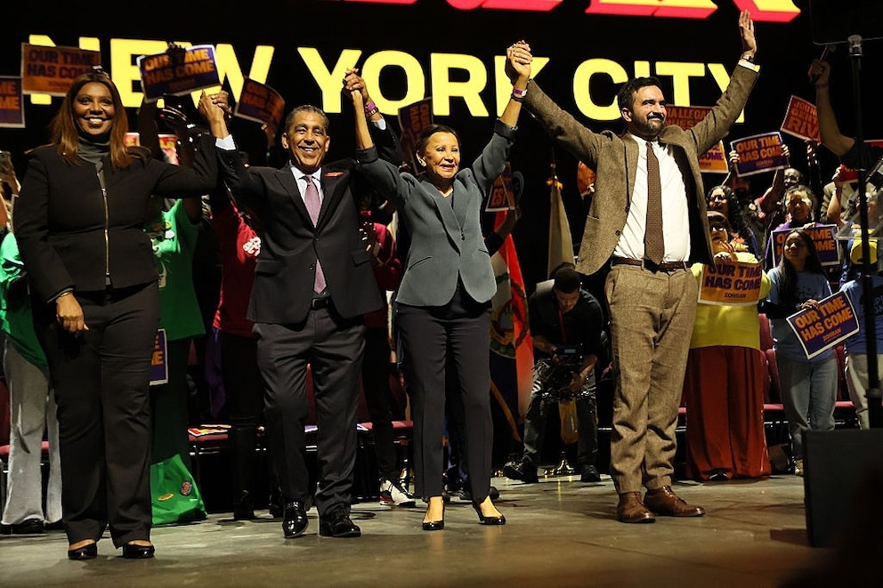 PHOTO: NYC Mayoral Candidate Zohran Mamdani Holds Rally Ahead Of Nov. Election