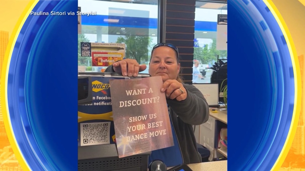 WATCH: Dancing for gas discount