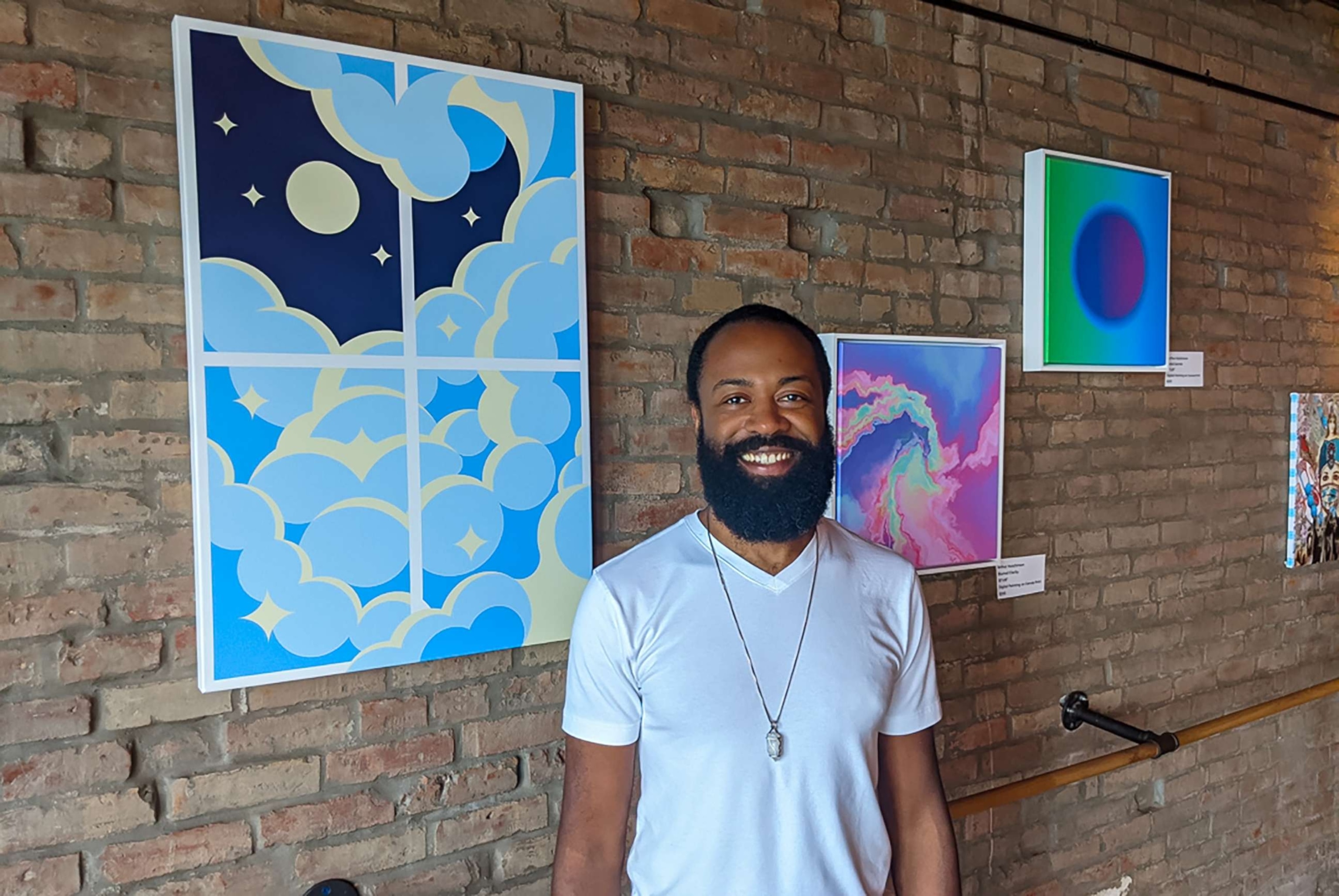 PHOTO: Artist Arthur Hutchinson who painted a mural of Harriet Tubman in Auburn, N.Y.