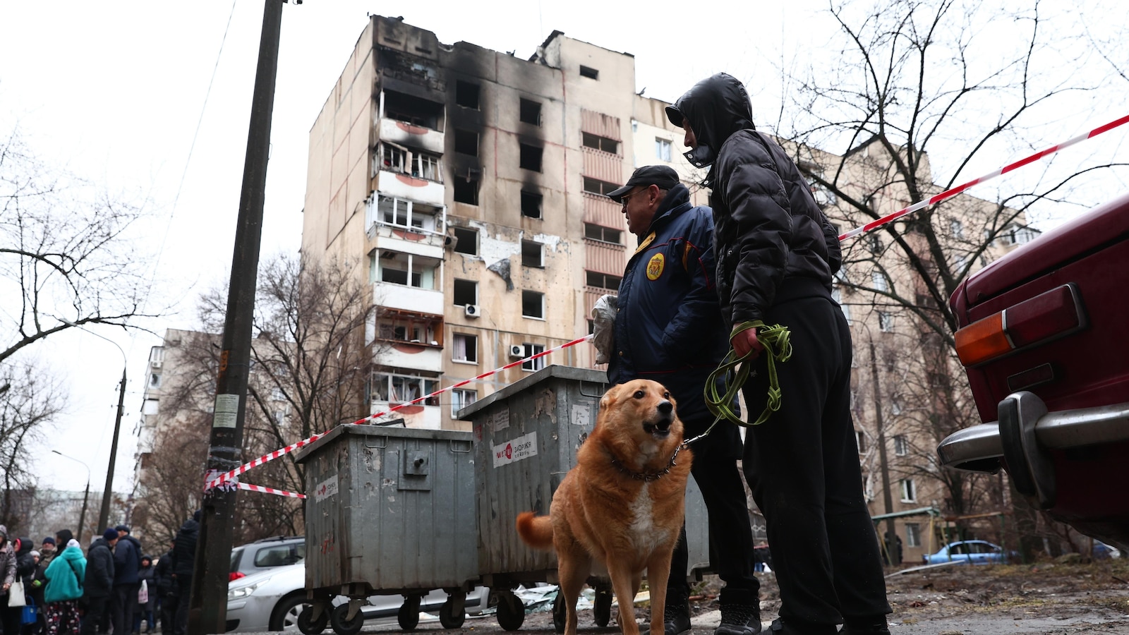 Oekraïne zegt dat Rusland een grote luchtaanval heeft gelanceerd voorafgaand aan de gesprekken in Genève met de VS