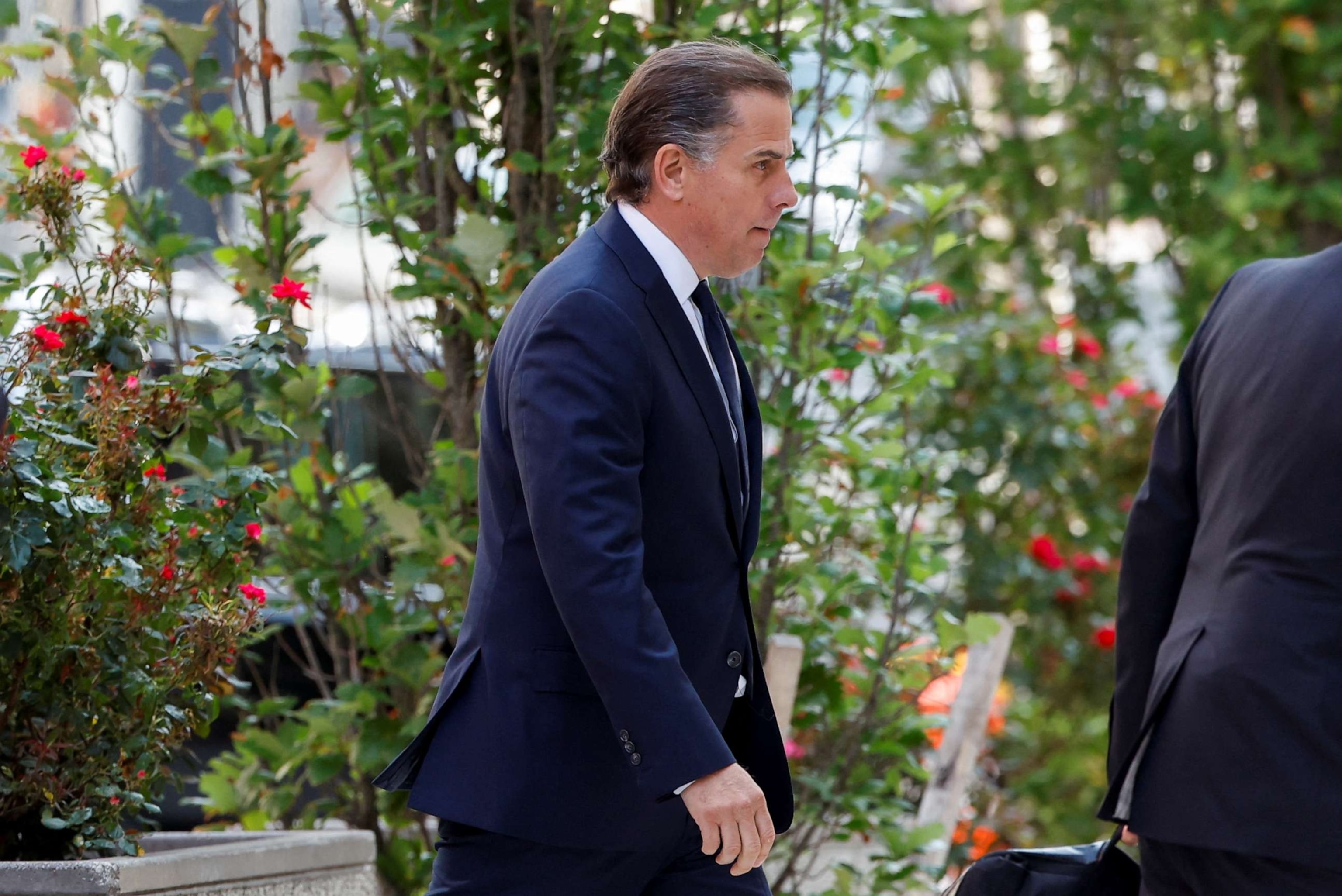 PHOTO: Hunter Biden, son of President Joe Biden, arrives at federal court to plead guilty to two misdemeanor charges of willfully failing to pay income taxes in Wilmington, Del., July 26, 2023.