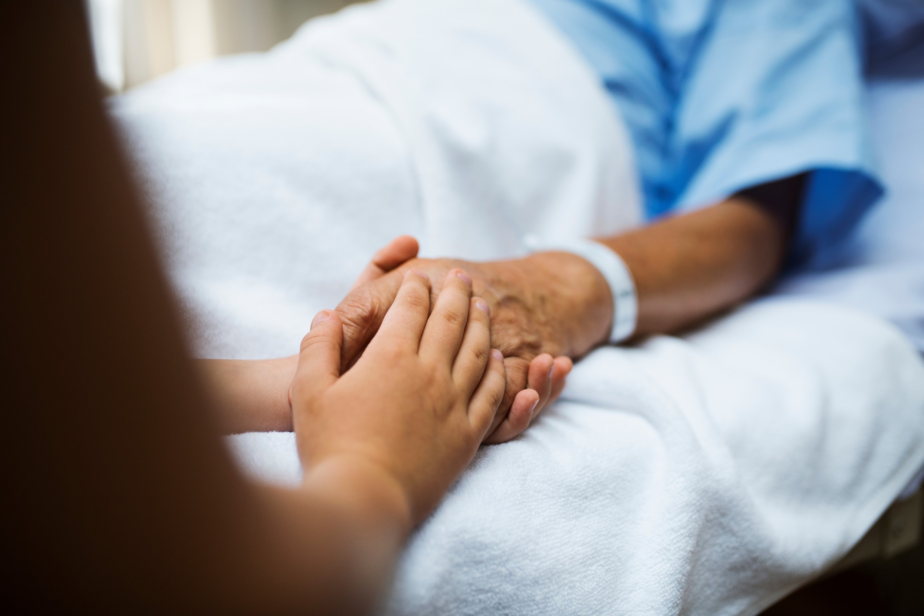 PHOTO: An elderly person in the hospital in an undated stock photo.