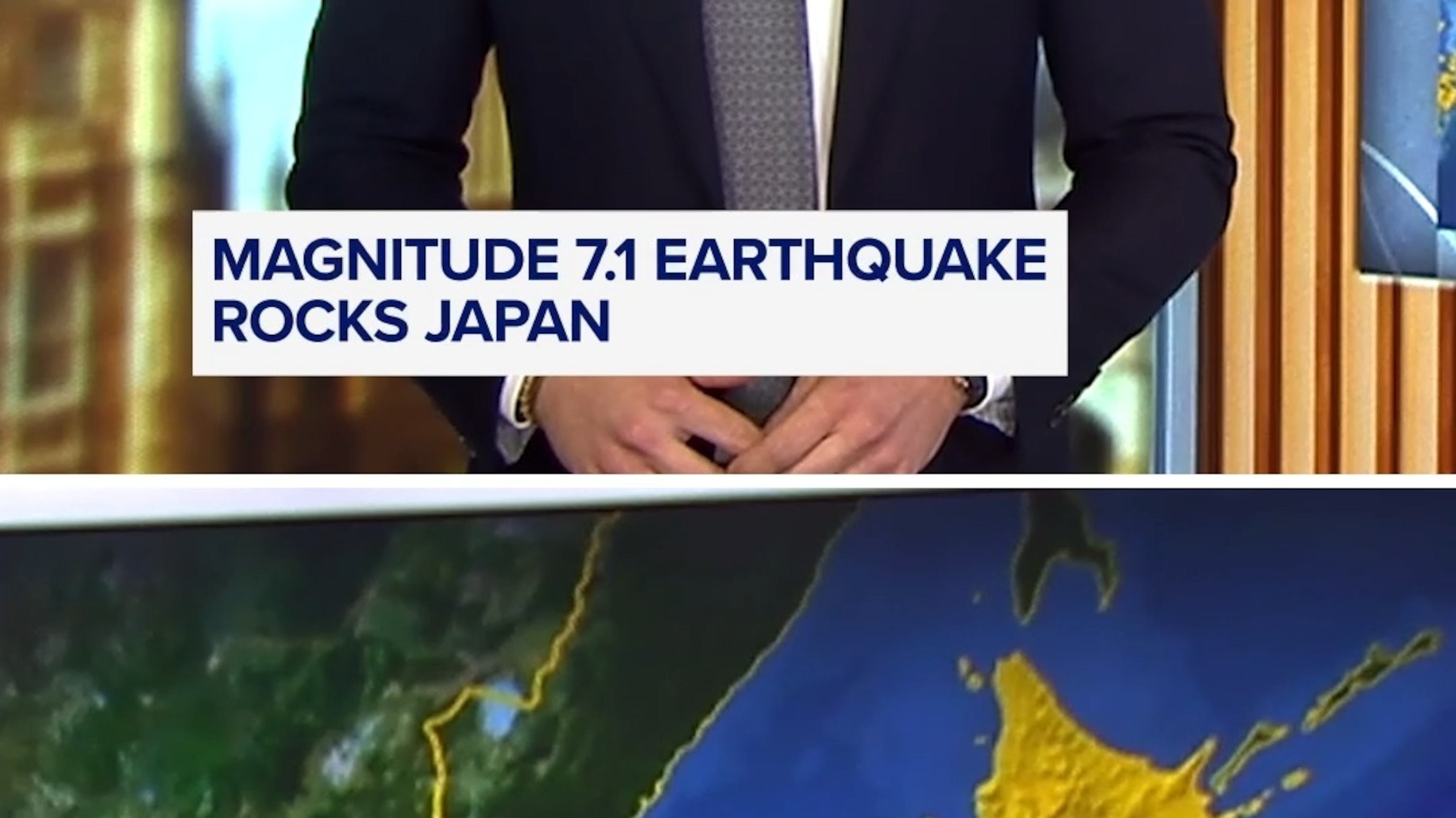 Video Magnitude 7.1 earthquake rocks Japan - ABC News