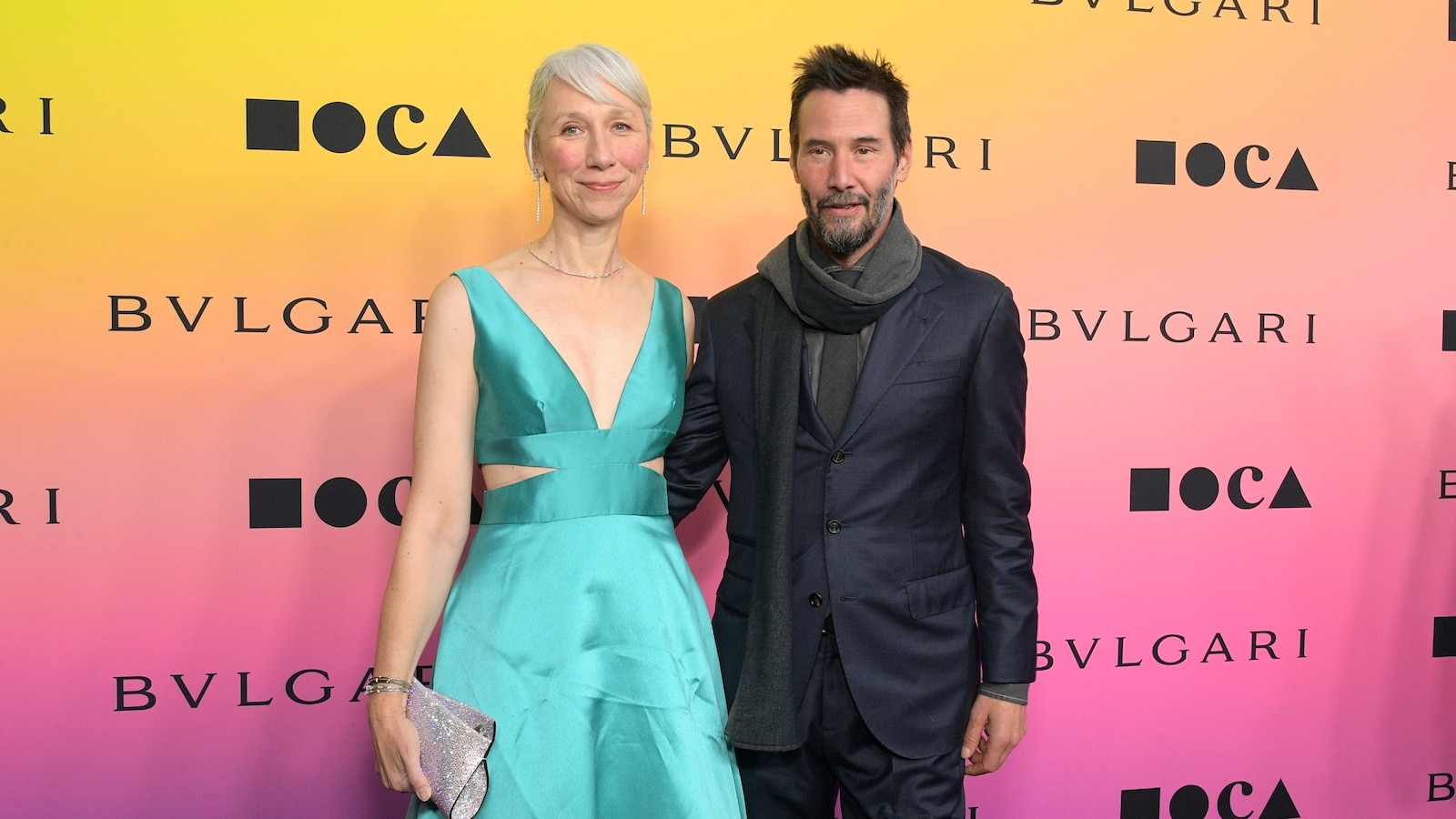 Keanu Reeves and girlfriend Alexandra Grant step out for red carpet